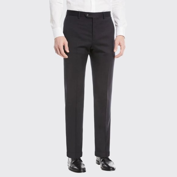 Giorgio Armani Dark Grey Wool Dress Pants / Trouse
